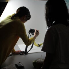 students working